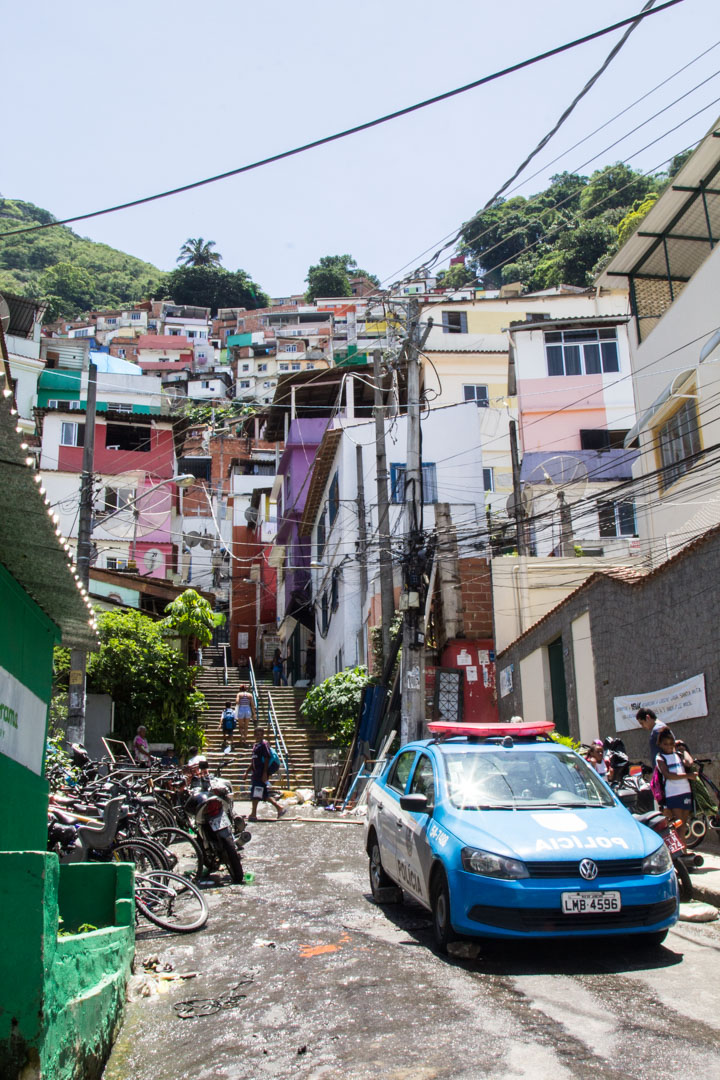 favela Santa Marta Rio de Janeirossa Brasiliassa