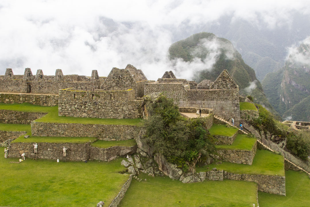 Machu Picchun inkakaupunki Perussa