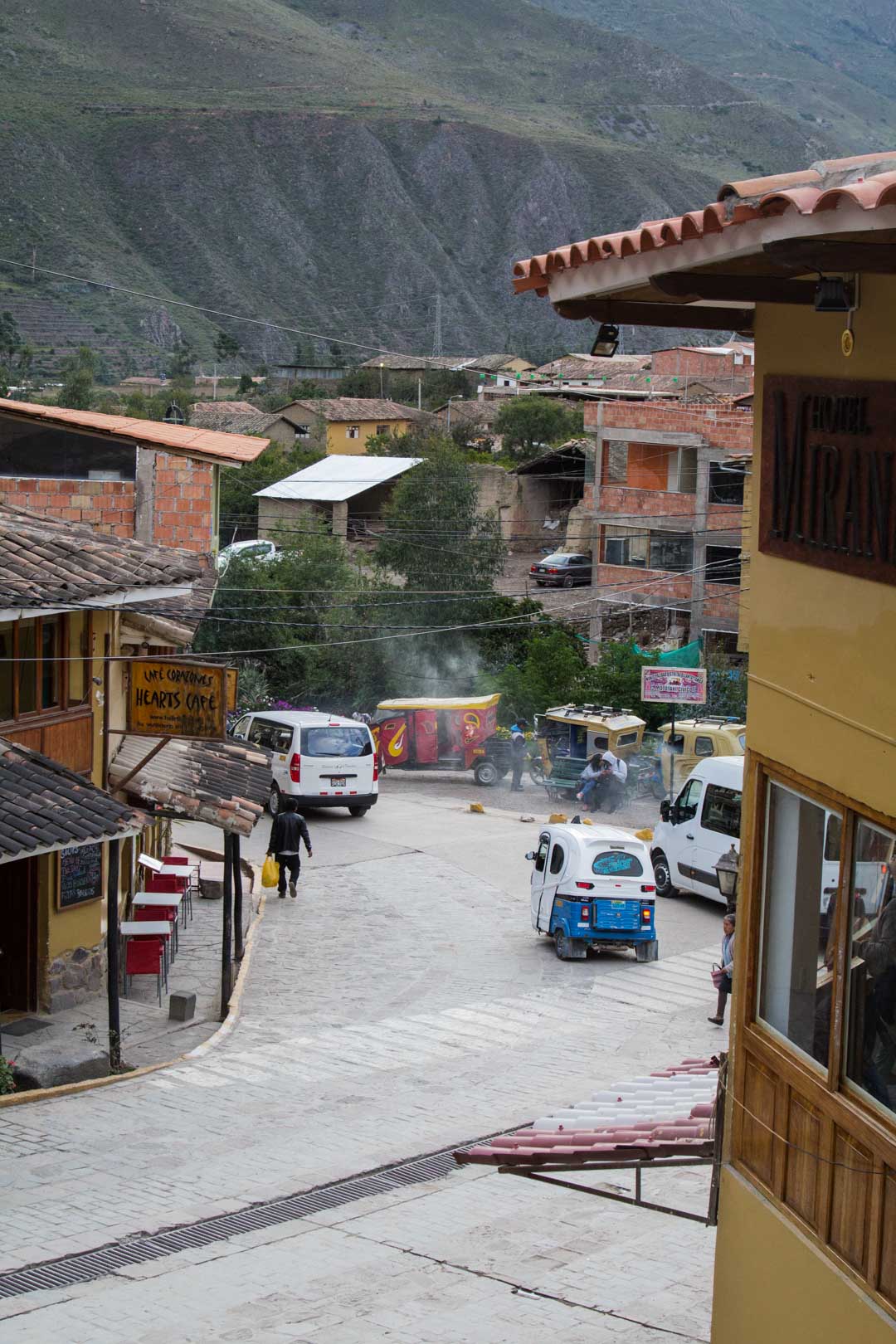 Perun Ollantaytambo ja mototaxit