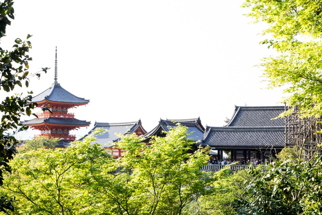 Kiamizudera temppeli Kiotossa Japanissa