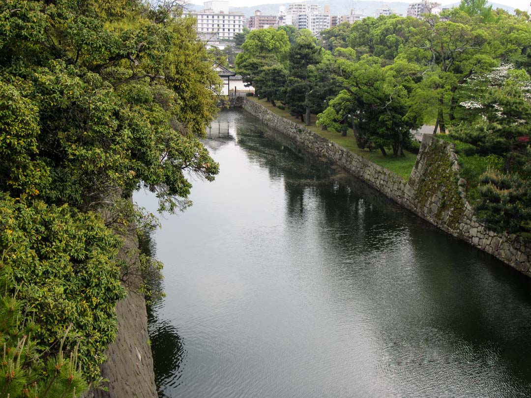 Nijon linnan yksityiskohtia Kiotossa Japanissa