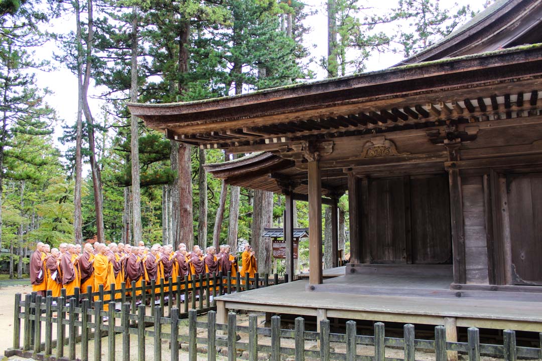 buddhalaiskylä Koyasan Japanissa