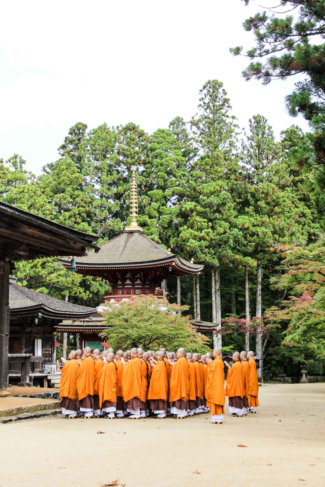 buddhalaiskylä Koyasan Japanissa
