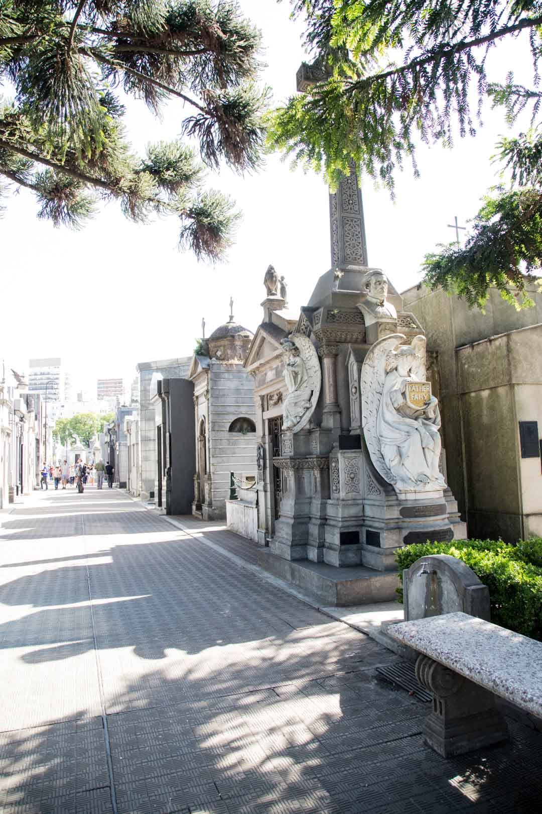 Recoletan hautausmaa Buenos Airesissa Argentiinassa