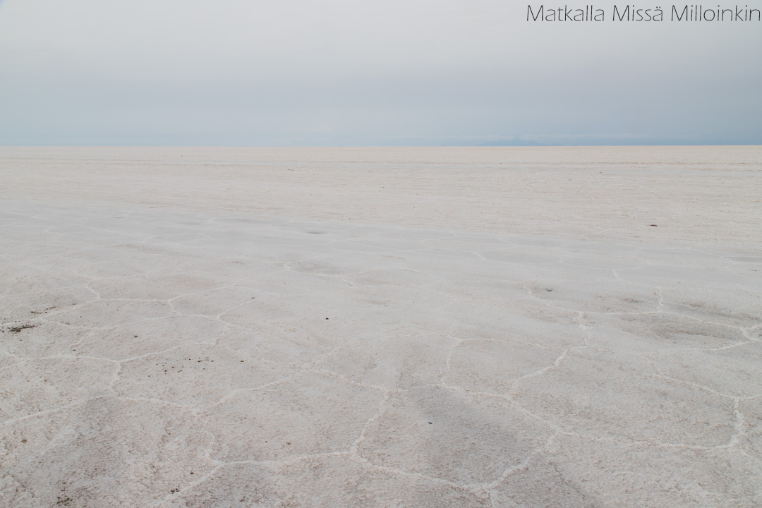 Salar de Uyunin suola-aavikko Boliviassa
