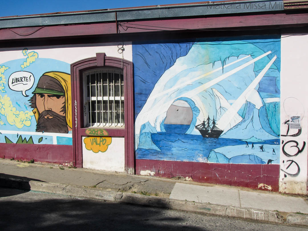 muraali Valparaiso Chile