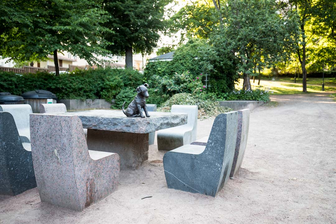 Sibeliuksenpuisto ja patsas Kotka