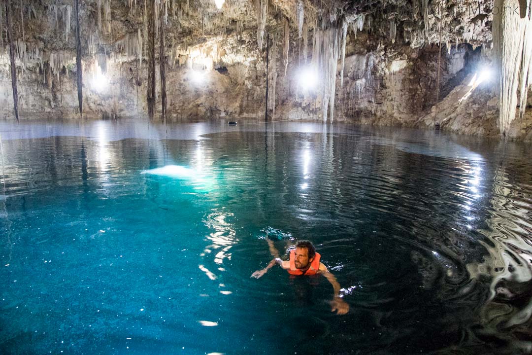 uimassa cenote Agua Dulcessa