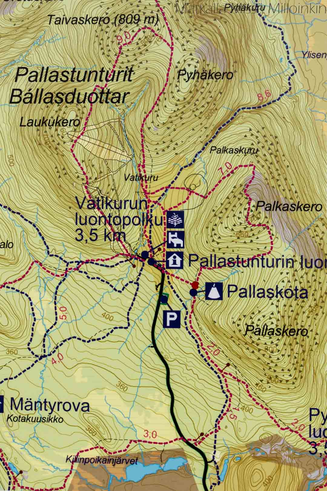 Pallas kartta