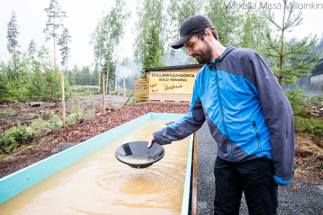 kullanhuuhdonta, Hiidenlinna Somero