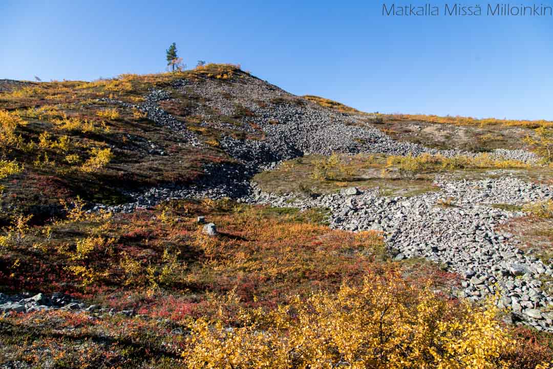Rautulammen kierros syksyllä ruska-aikaan, Urho Kekkosen kansallispuisto