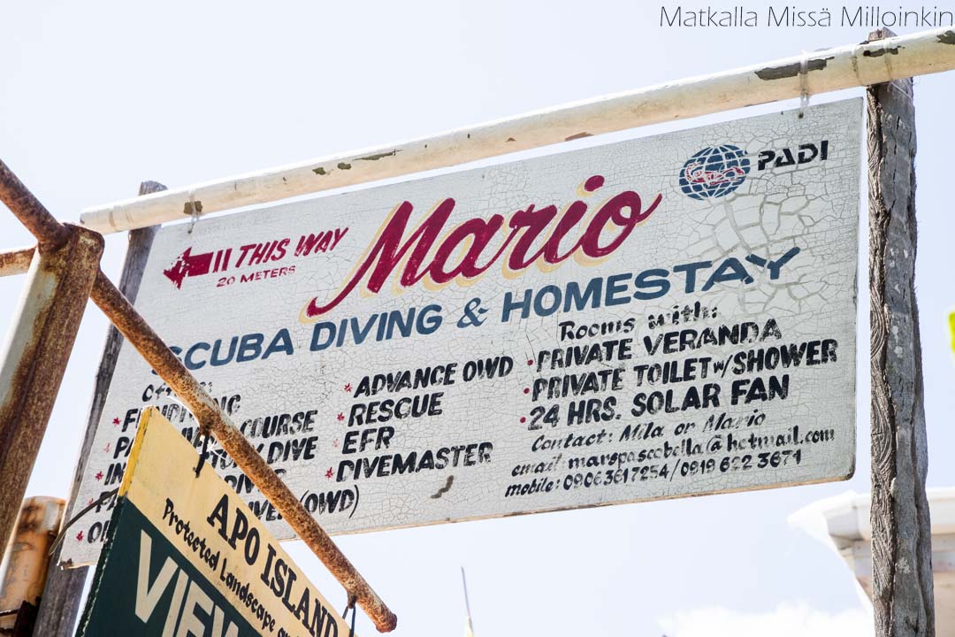 Mario's Homestay, Apo-saari Filippiinit