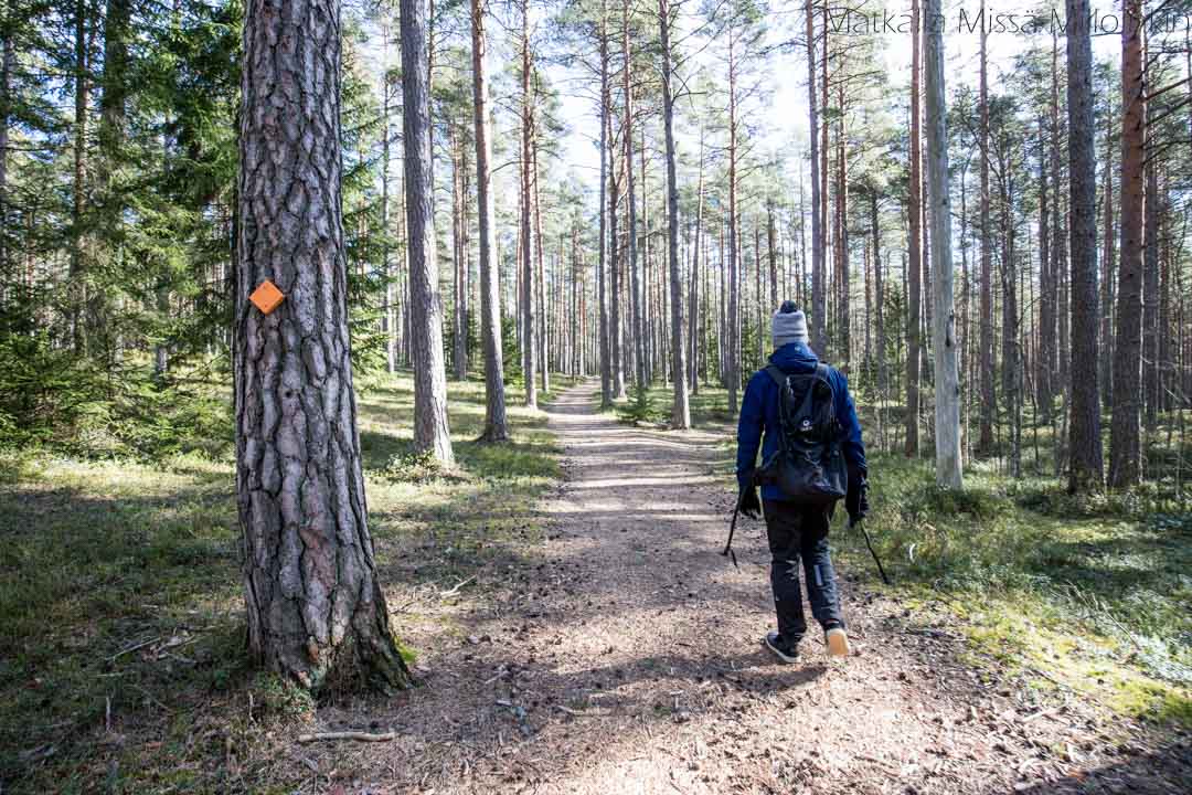 Onnelannummen reitti, Teijon kansallispuisto