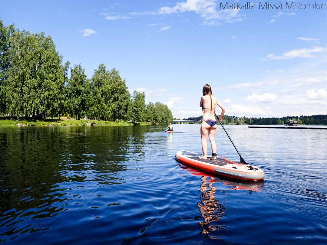 Vuoksen Kalastuspuisto, suppailu