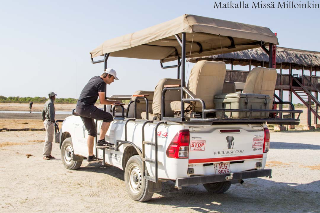 Hwangen kansallispuisto, safari Zimbabwe