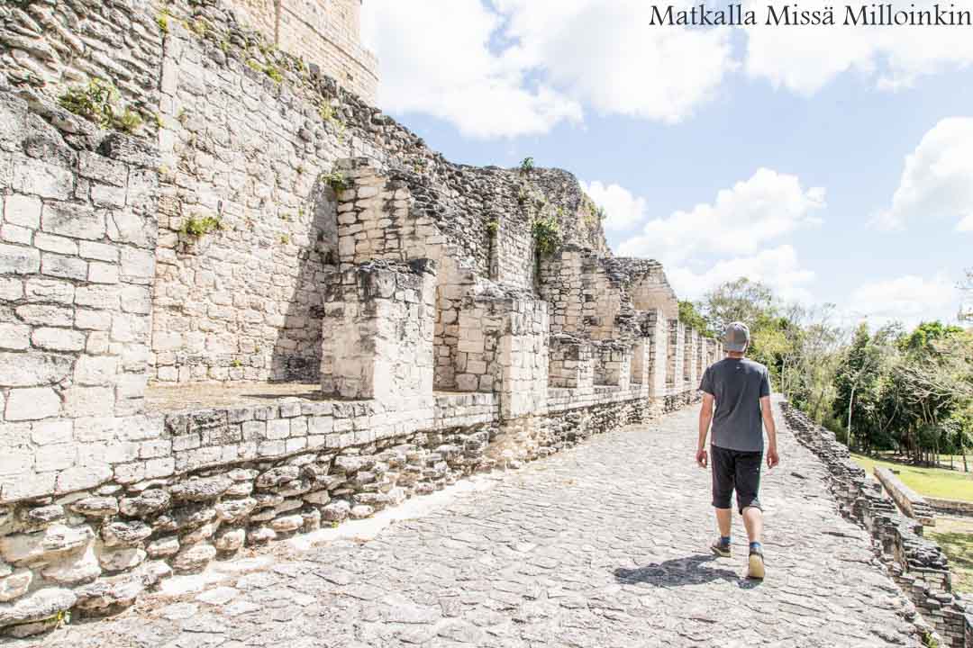 Becan, maya-kaupunki, stukture IV, Meksiko