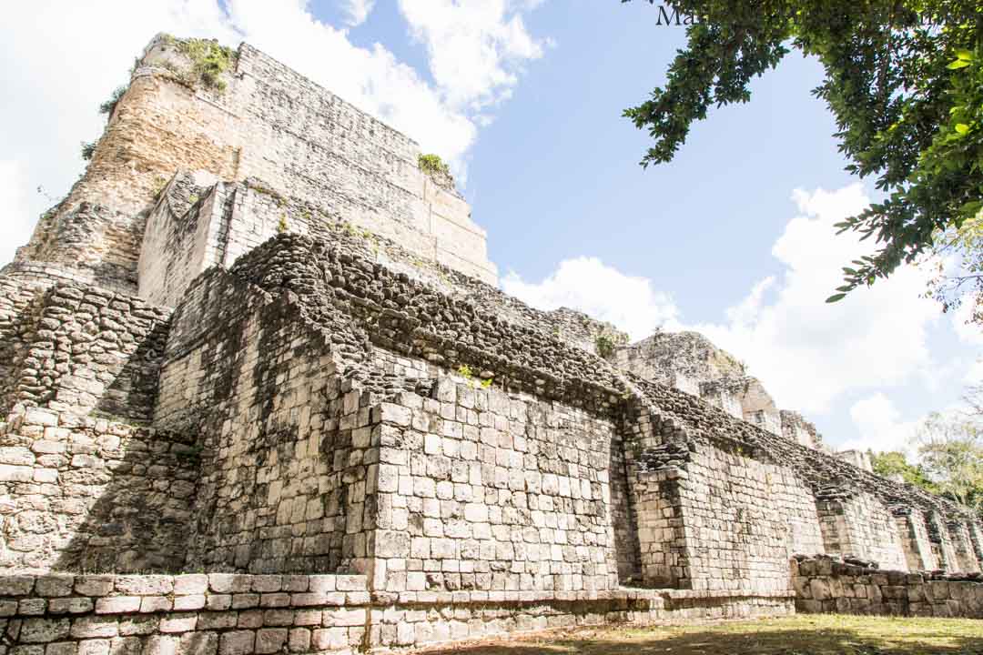 Becan, maya-kaupunki, stukture I, Meksiko