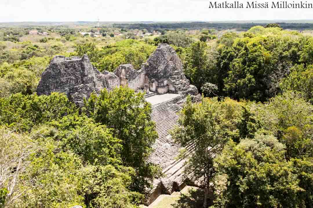 Becan, maya-kaupunki, stukture VIII, Meksiko