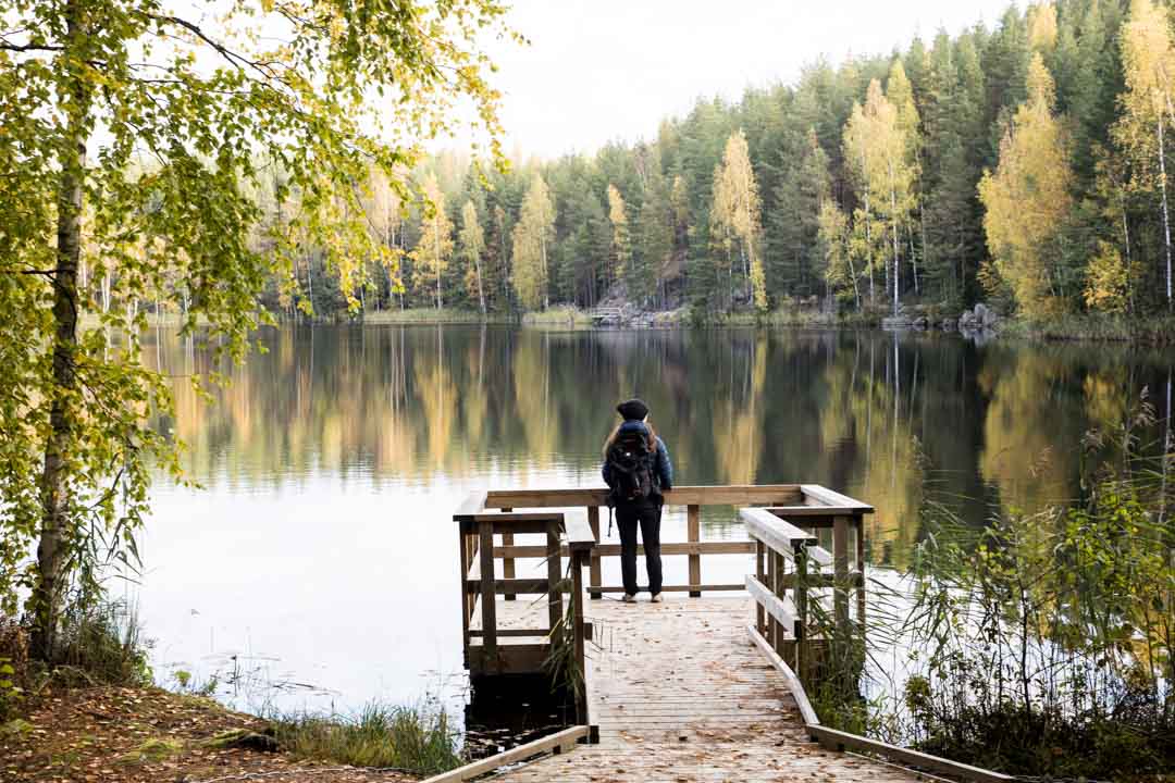 Evon retkeilyalue, esteetön reitti