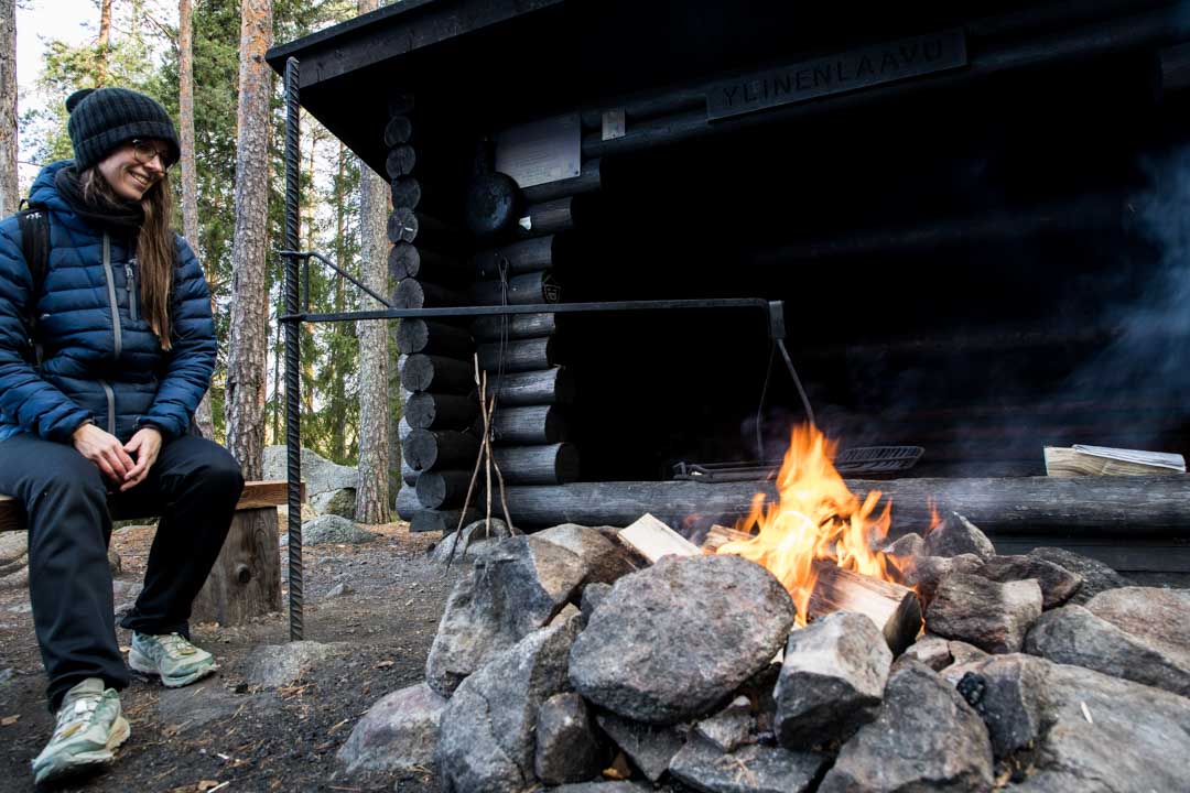 Evon retkeilyalue, esteetön reitti