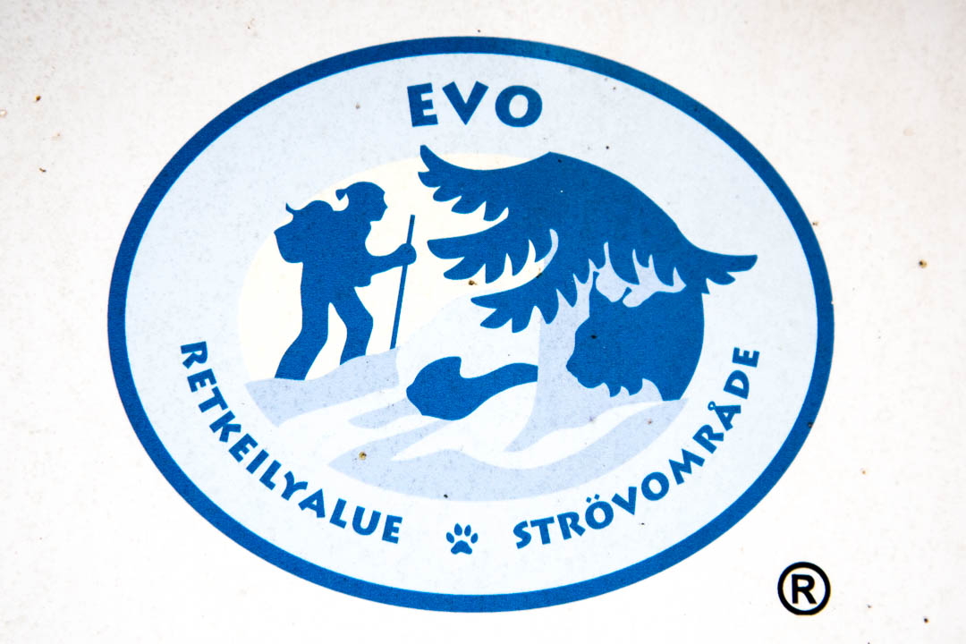 Evon retkeilyalue, logo