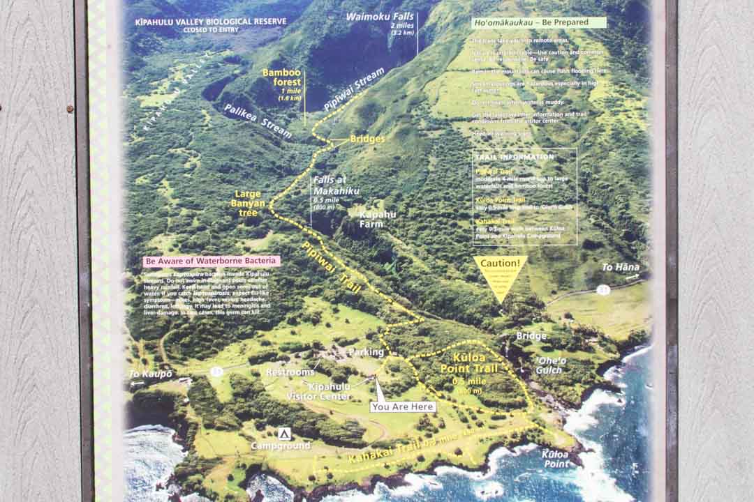 Kipahulu Map, Maui