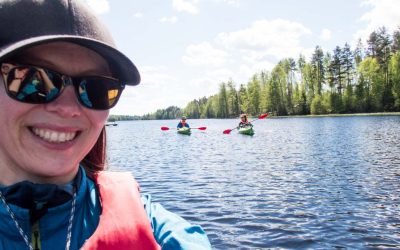 Melontaretki Liesjärven kansallispuistosta Saaren kansanpuistoon