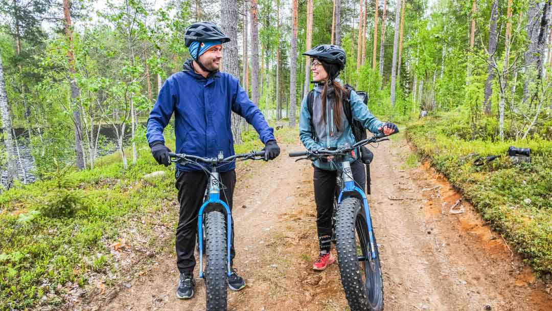 Huitukan harjukierros, pyöräily Juva