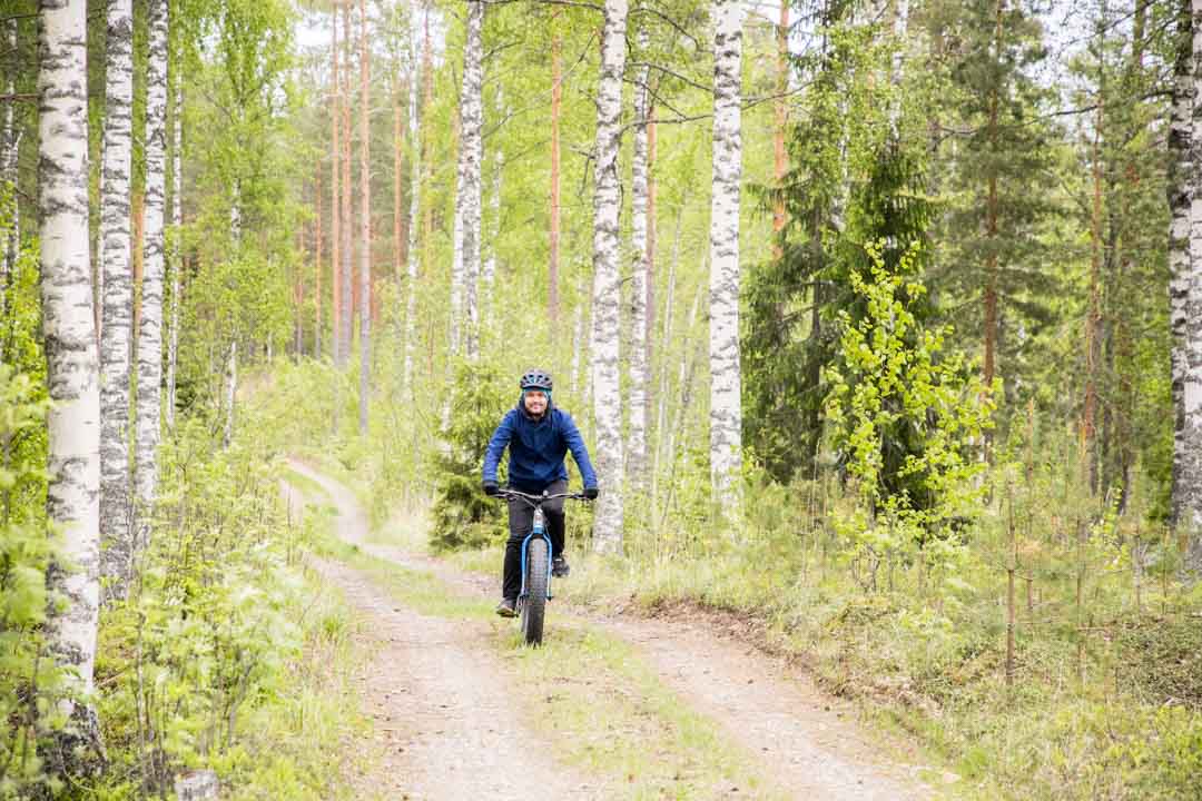 Huitukan harjukierros, pyöräily Juva