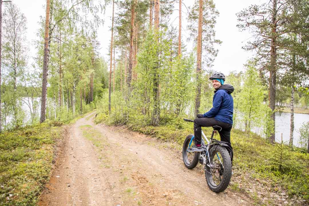 Huitukan harjukierros, pyöräily Juva