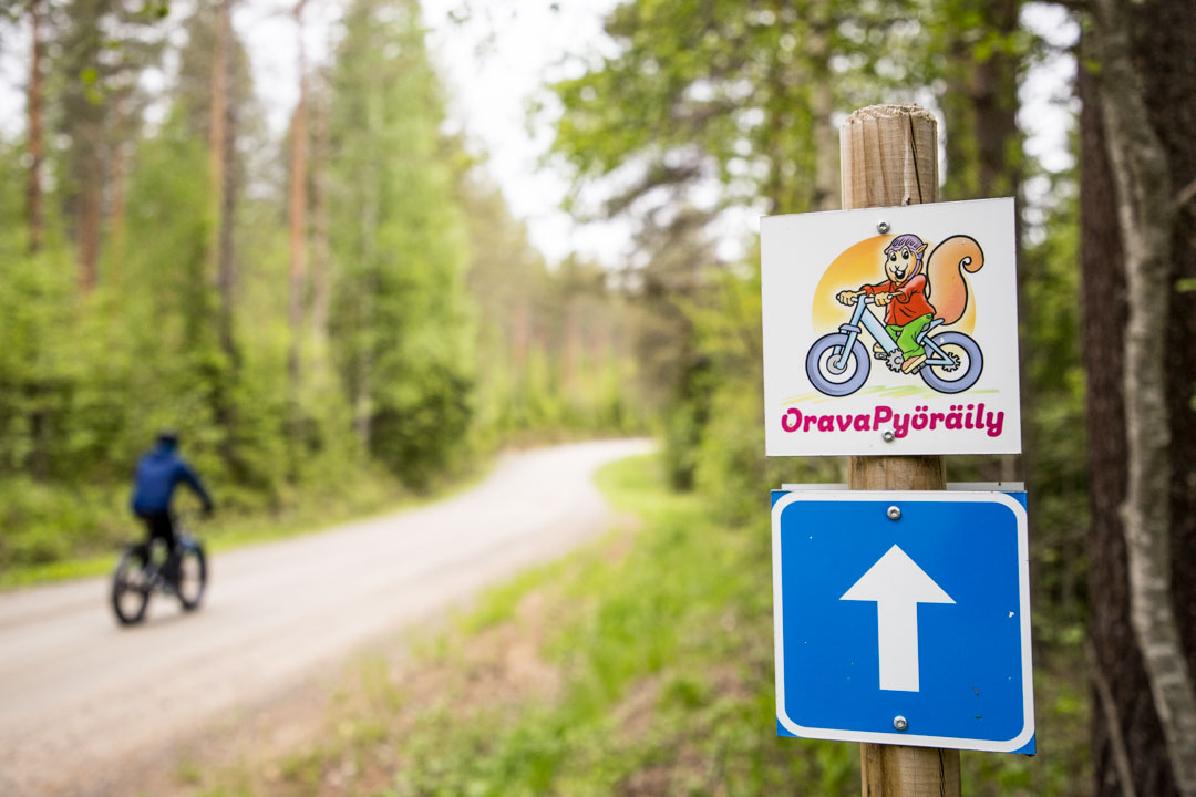 Oravareitti pyöräily