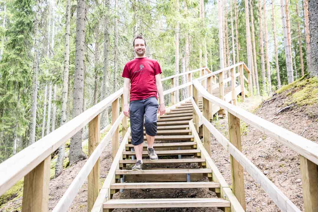 Käyrälammen ulkoilureitti, Kouvola