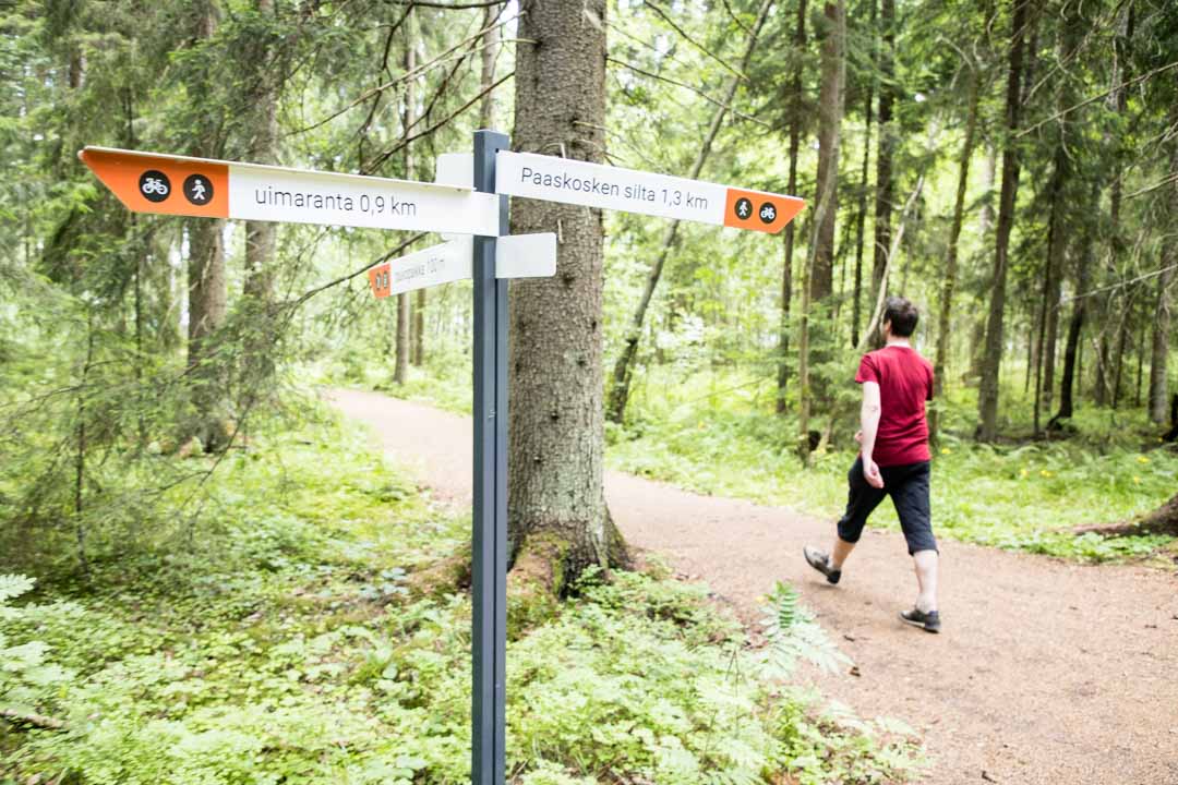 Käyrälammen ulkoilureitti, Kouvola