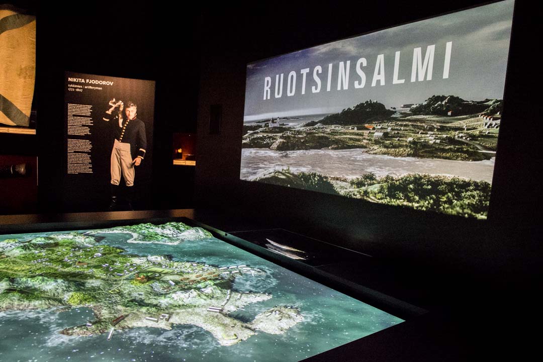 Kohtalona Ruotsinsalmi -näyttely, Merikeskus Vellamo, Kotka