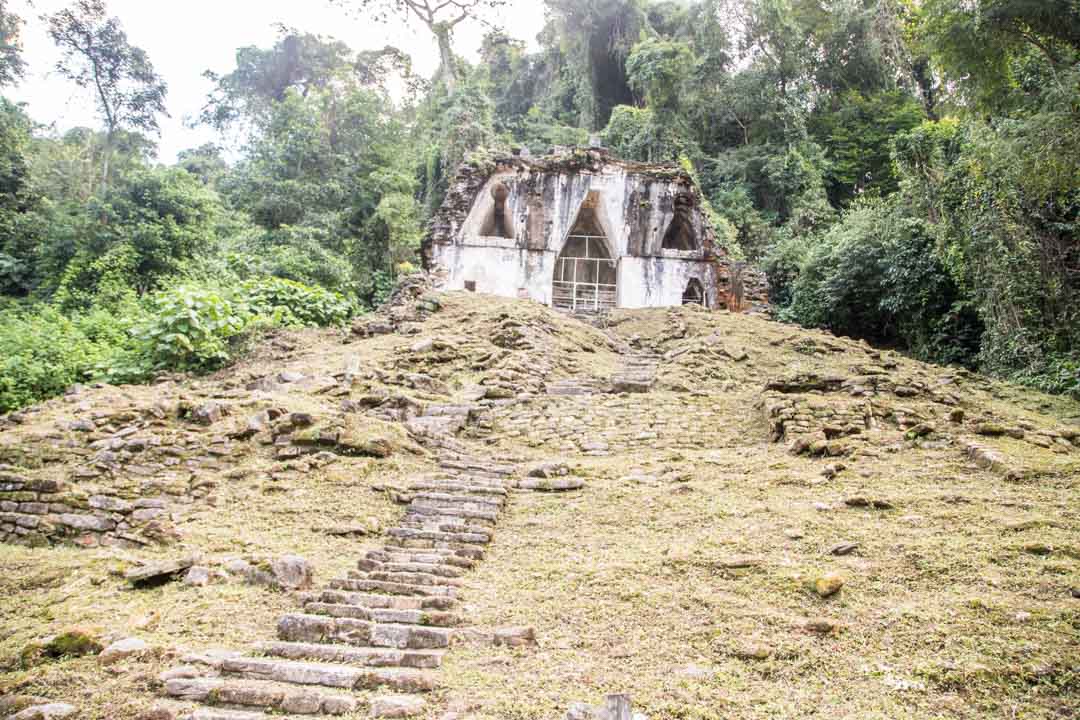 Palenque maya-raunio Meksiko
