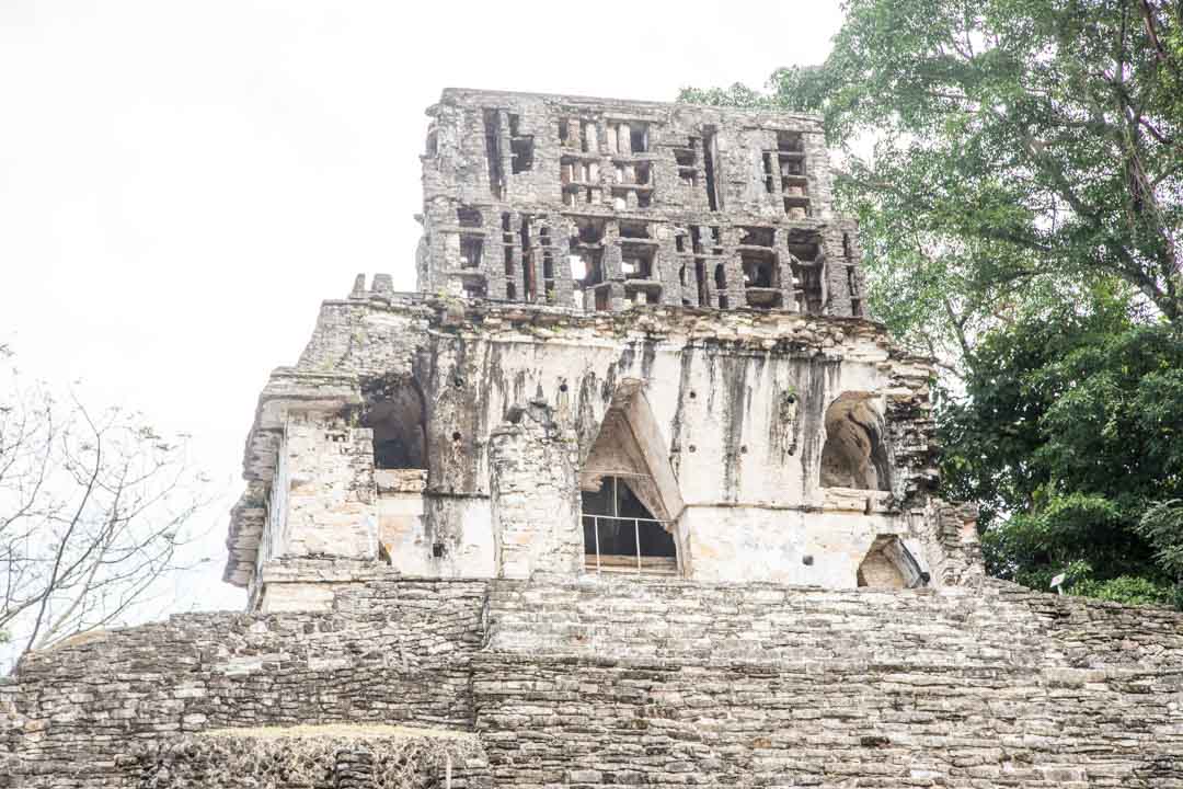 Palenque maya-raunio Meksiko