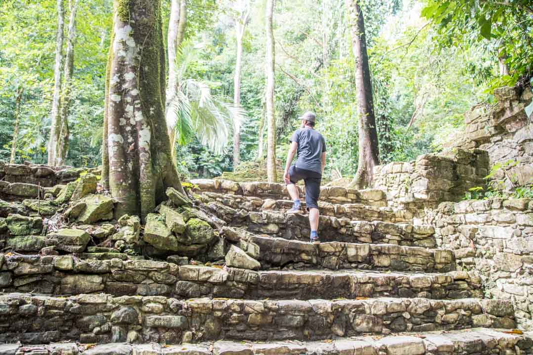 Palenque maya-raunio Meksiko