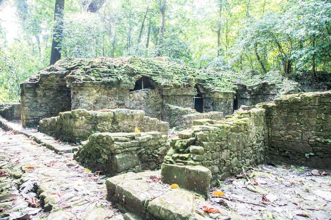 Palenque maya-raunio Meksiko