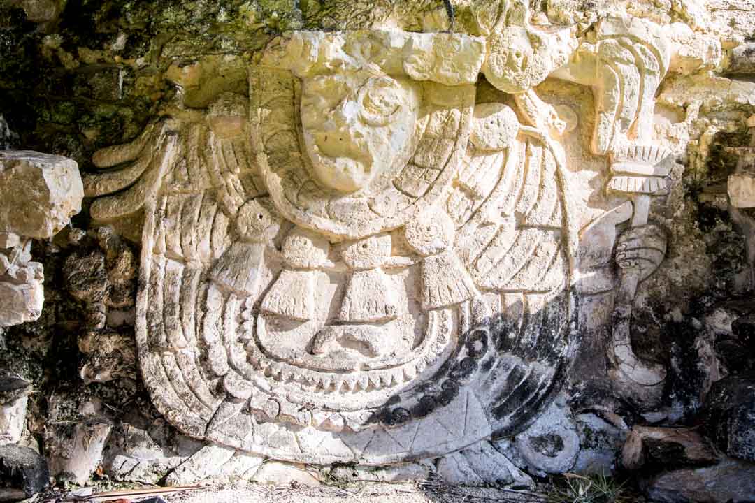 Palenque maya-raunio Meksiko