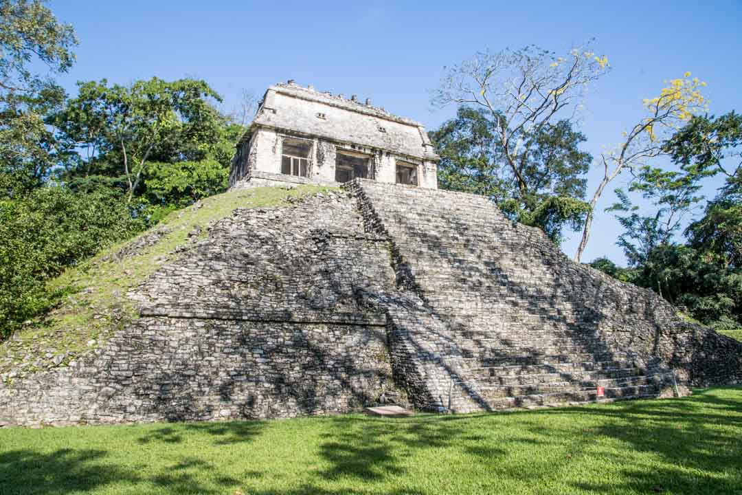 Palenque maya-raunio Meksiko