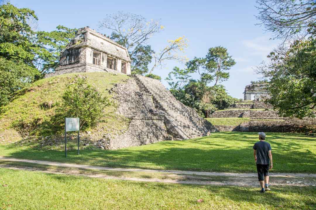 Palenque maya-raunio Meksiko