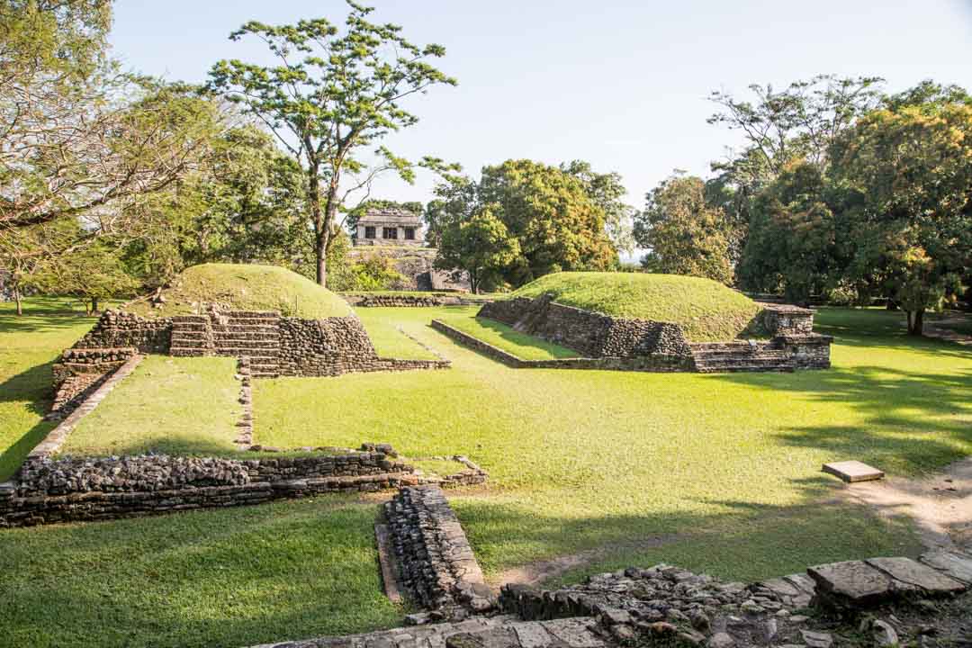 Palenque maya-raunio Meksiko
