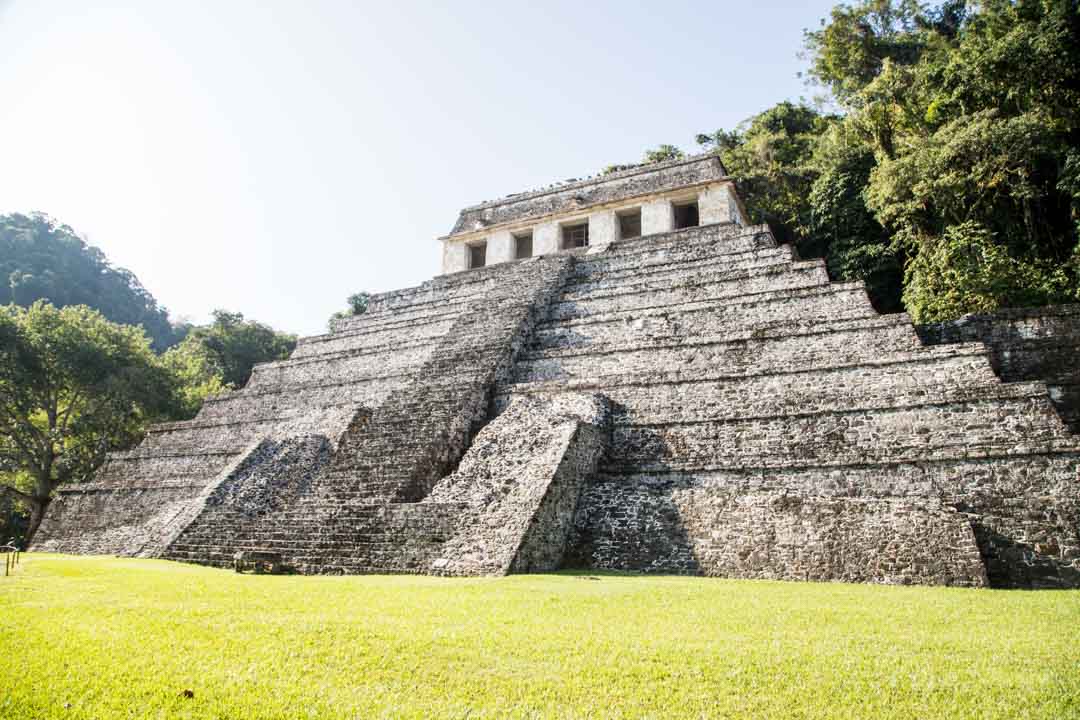 Palenque maya-raunio Meksiko
