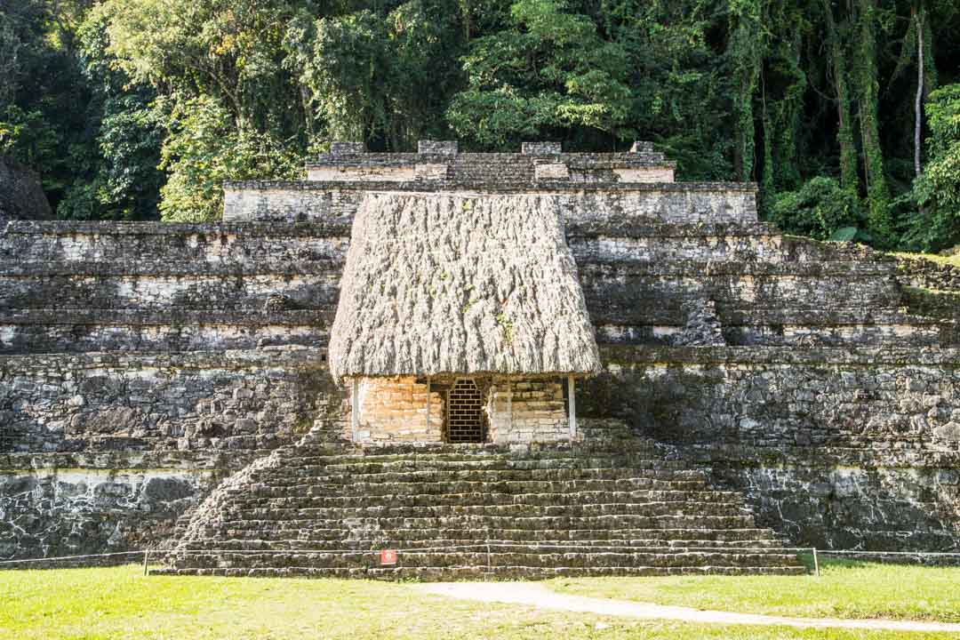 Palenque maya-raunio Meksiko