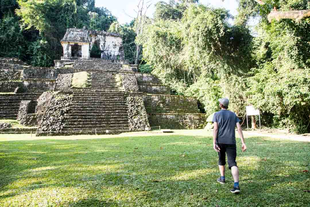 Palenque maya-raunio Meksiko