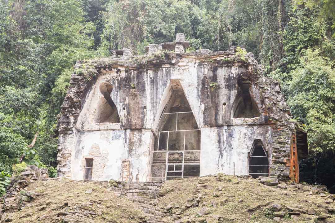 Palenque maya-raunio Meksiko