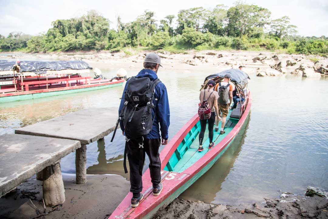 retki Yaxchilan maya-kaupunkiin, Meksiko